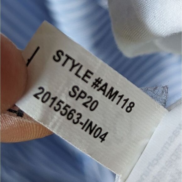 J. Crew Oversized Cotton Long Sleeve Leda‎ Embroidered Stripe Popover Dress S - Picture 10 of 12